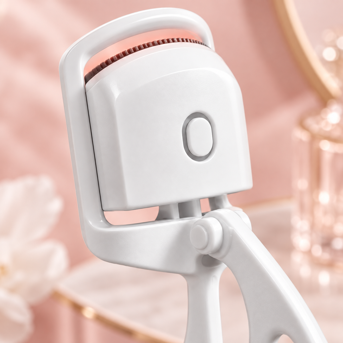 🔥 Heated Eyelash Curler | Gentle Heat Styling | Long-Lasting Lift