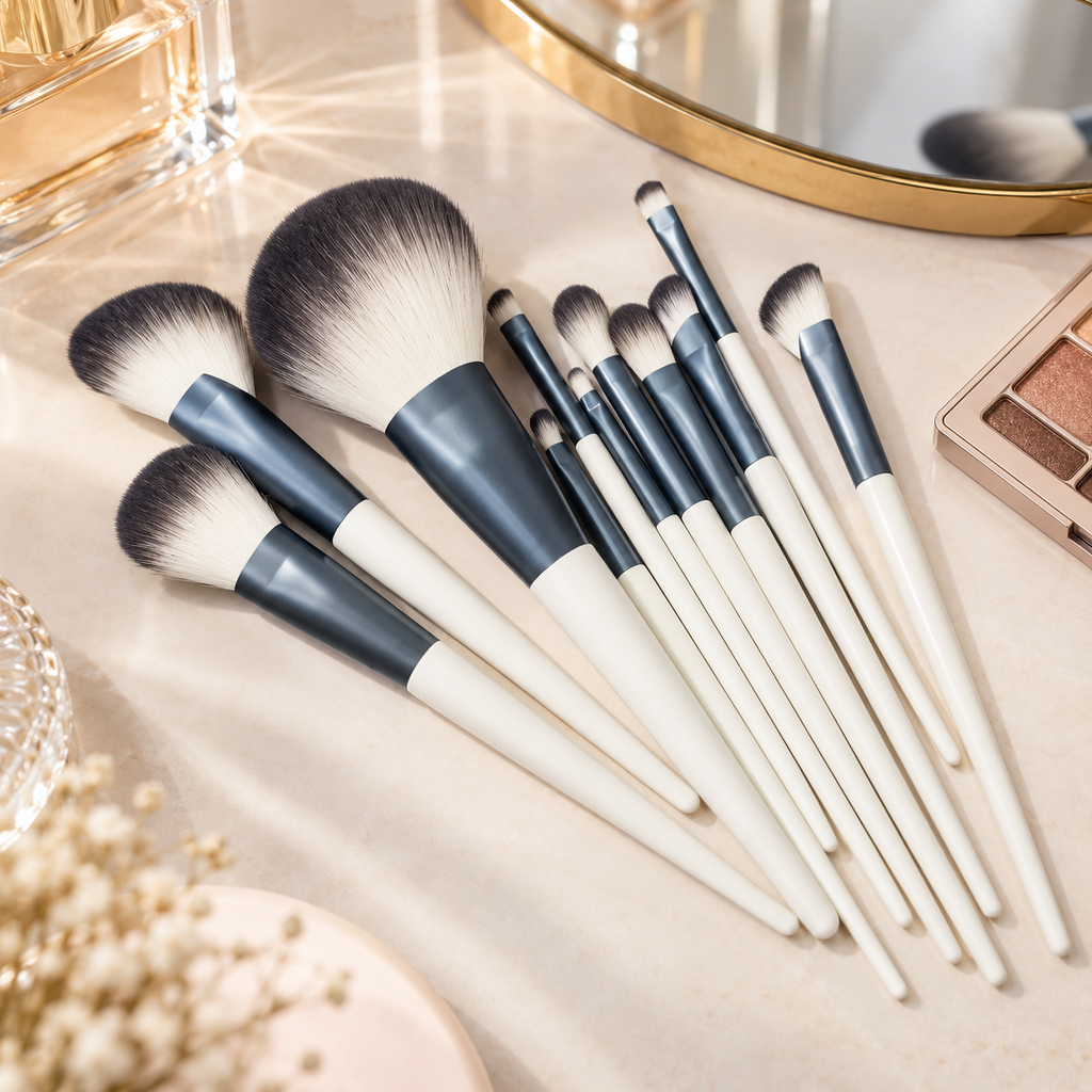 🖌️ Makeup Brush Set | Soft Dense Bristles | Complete Everyday Beauty Kit