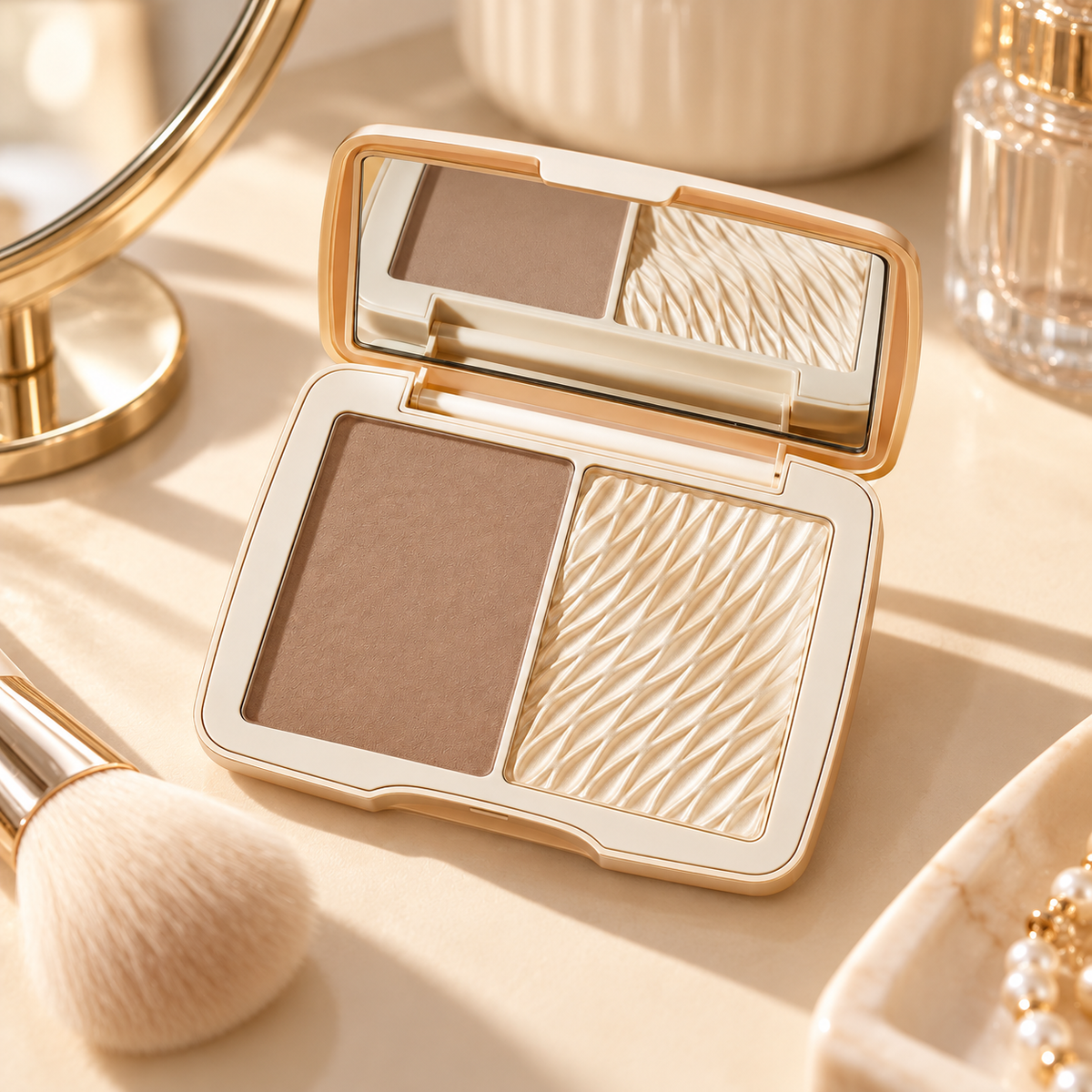✨ Face Contour | Dual-Tone Sculpting Palette | Soft Defined Glow