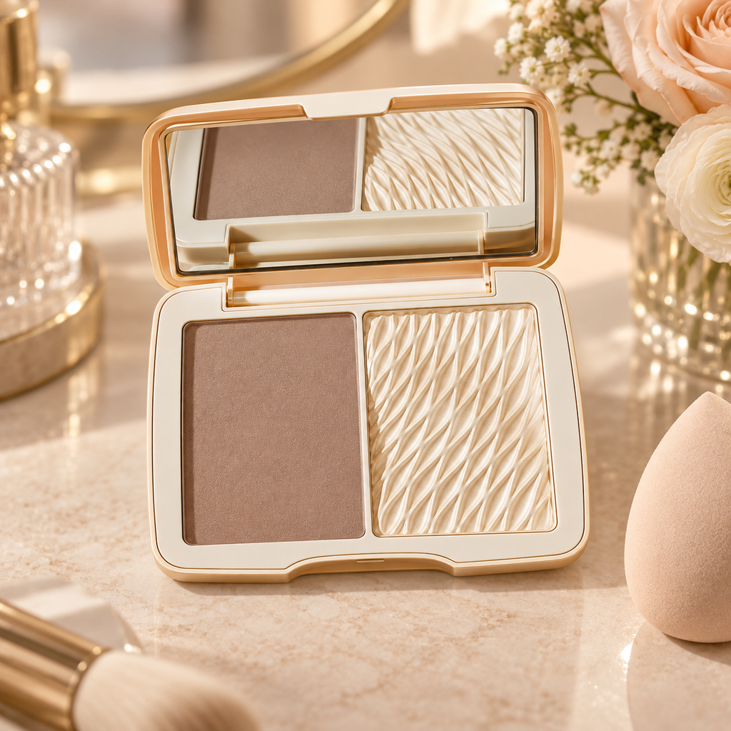 ✨ Face Contour | Dual-Tone Sculpting Palette | Soft Defined Glow