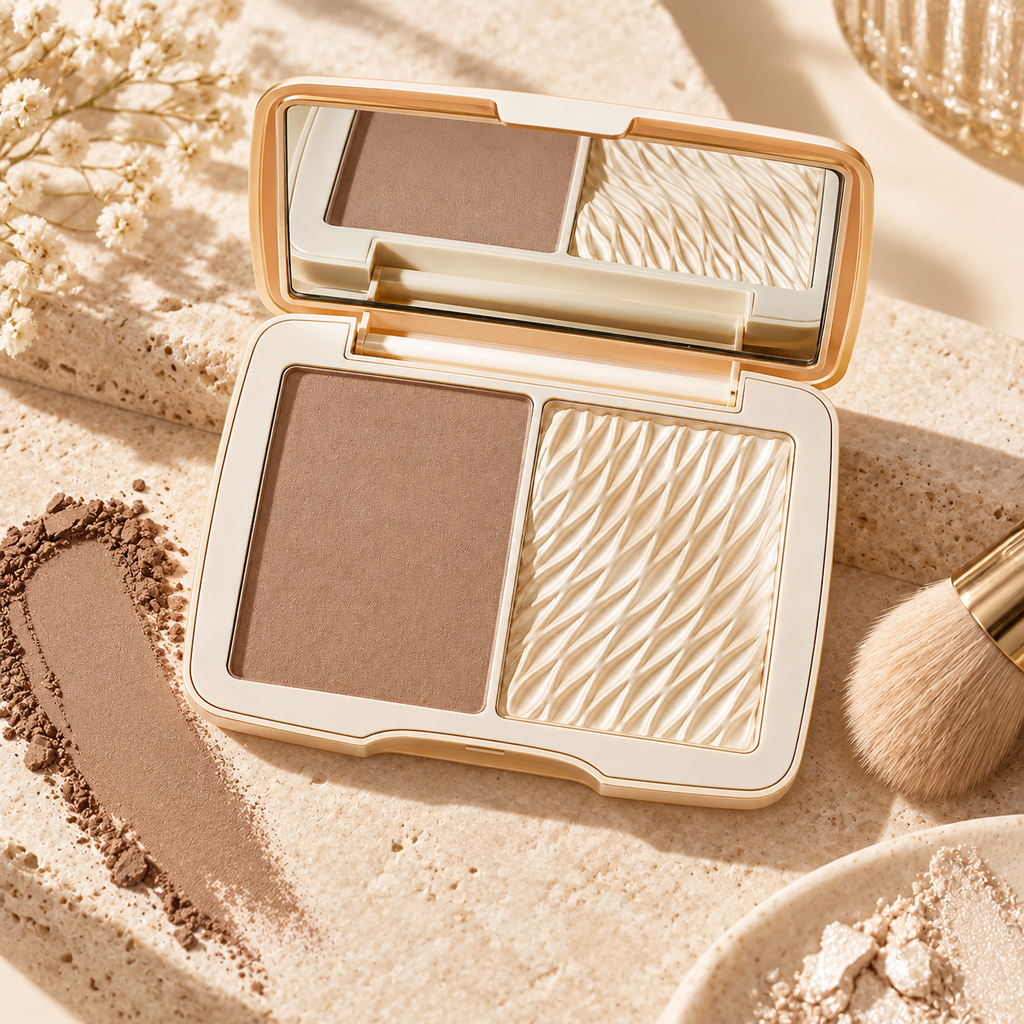 ✨ Face Contour | Dual-Tone Sculpting Palette | Soft Defined Glow