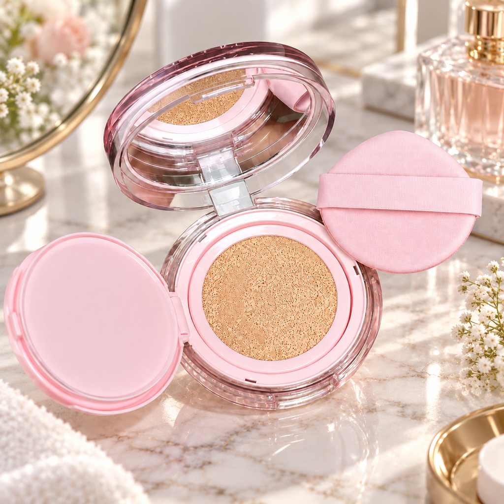 🌸 Cushion Foundation | Lightweight Buildable Coverage | Fresh Natural Finish