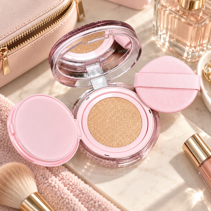 🌸 Cushion Foundation | Lightweight Buildable Coverage | Fresh Natural Finish