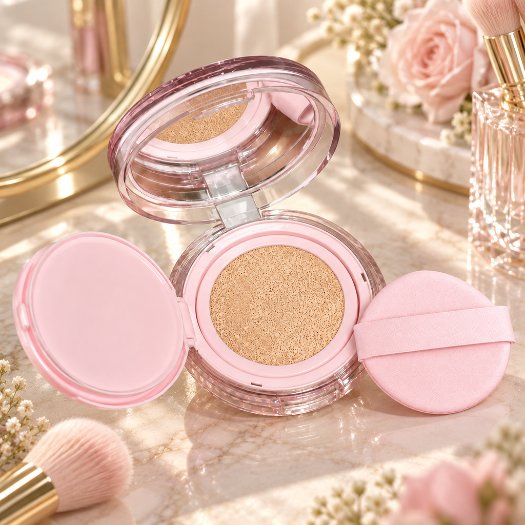🌸 Cushion Foundation | Lightweight Buildable Coverage | Fresh Natural Finish