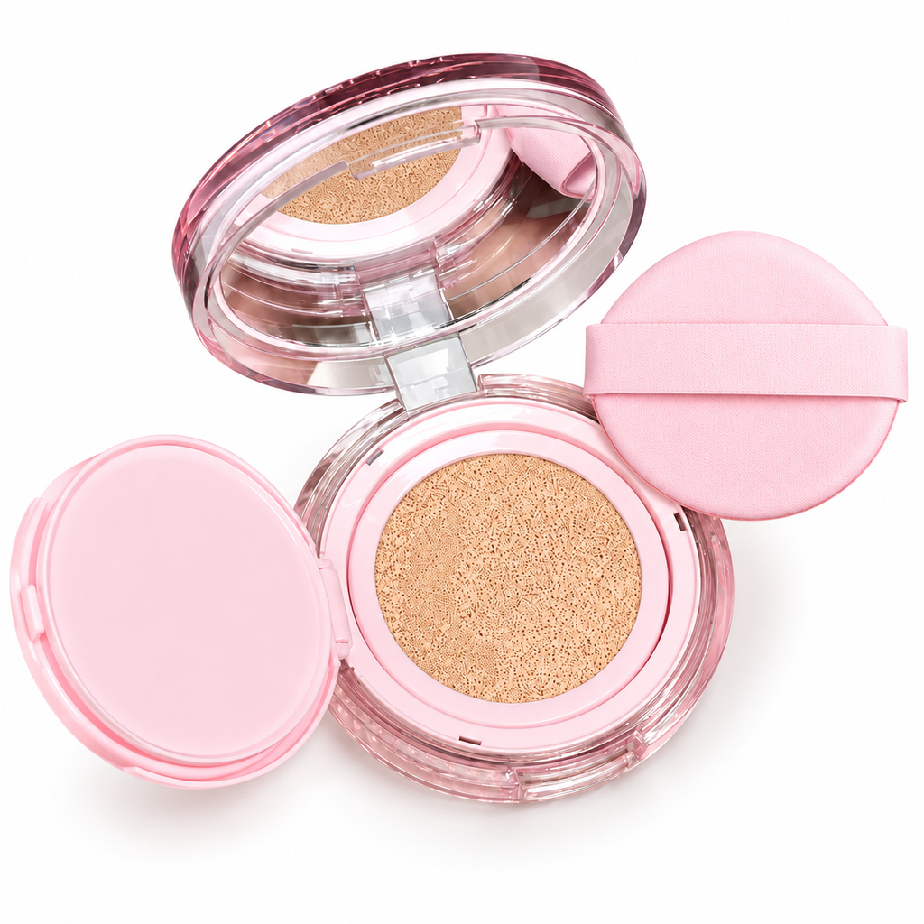 🌸 Cushion Foundation | Lightweight Buildable Coverage | Fresh Natural Finish