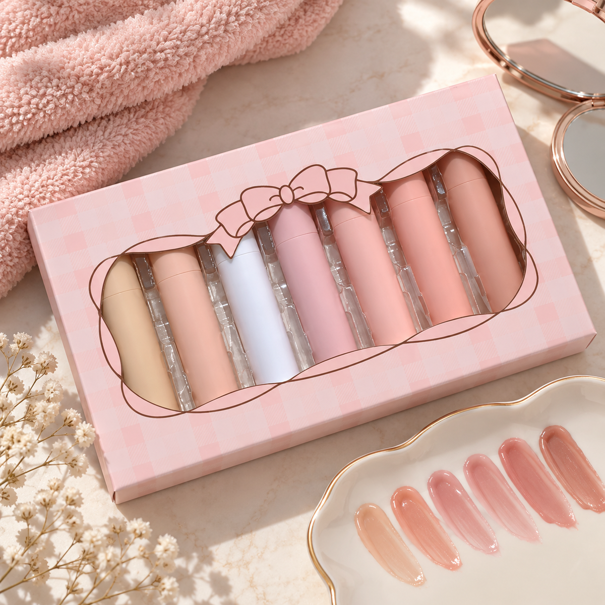 💗 Lip Gloss Set | Multi-Shade Color Collection | Glossy Everyday Finish