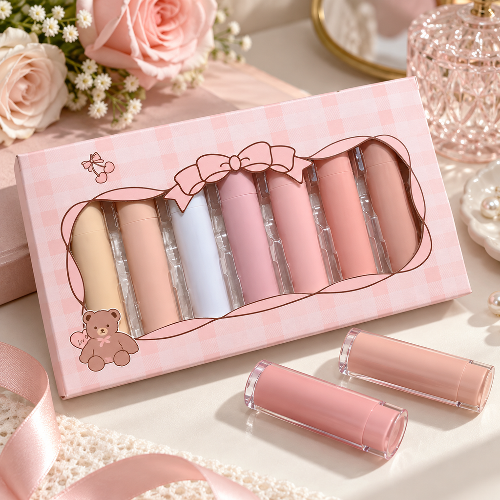 💗 Lip Gloss Set | Multi-Shade Color Collection | Glossy Everyday Finish