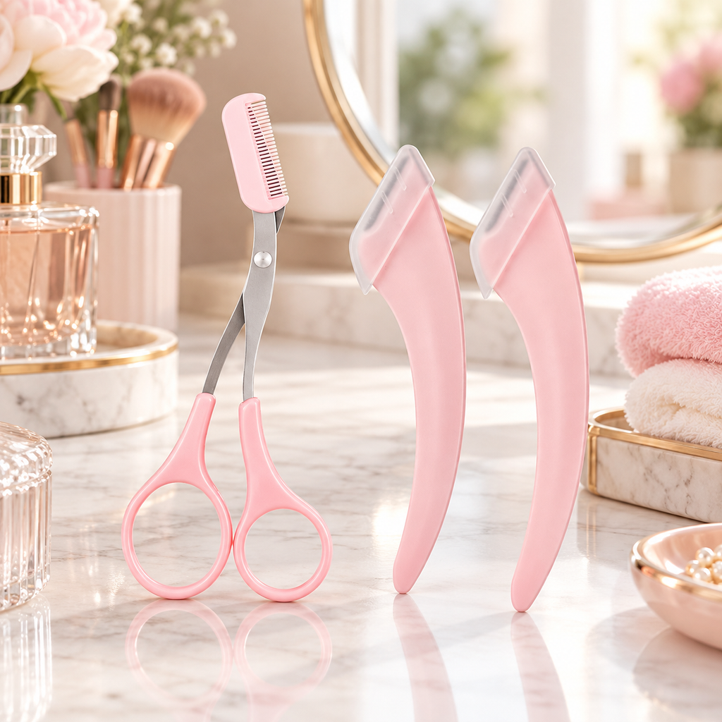 🌸 Eyebrow Styling Kit | Precision Trimming Tools | Clean Defined Brows