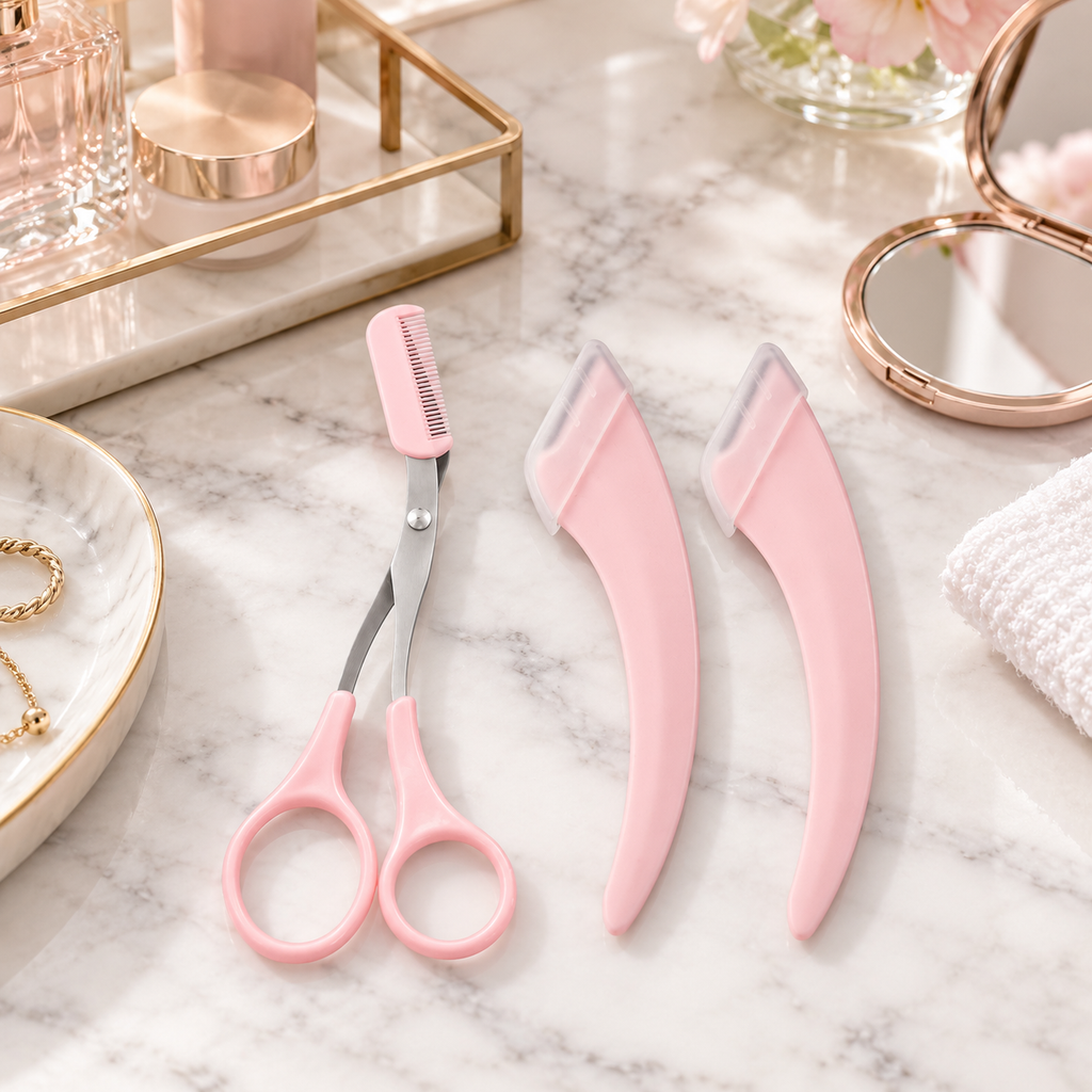 🌸 Eyebrow Styling Kit | Precision Trimming Tools | Clean Defined Brows