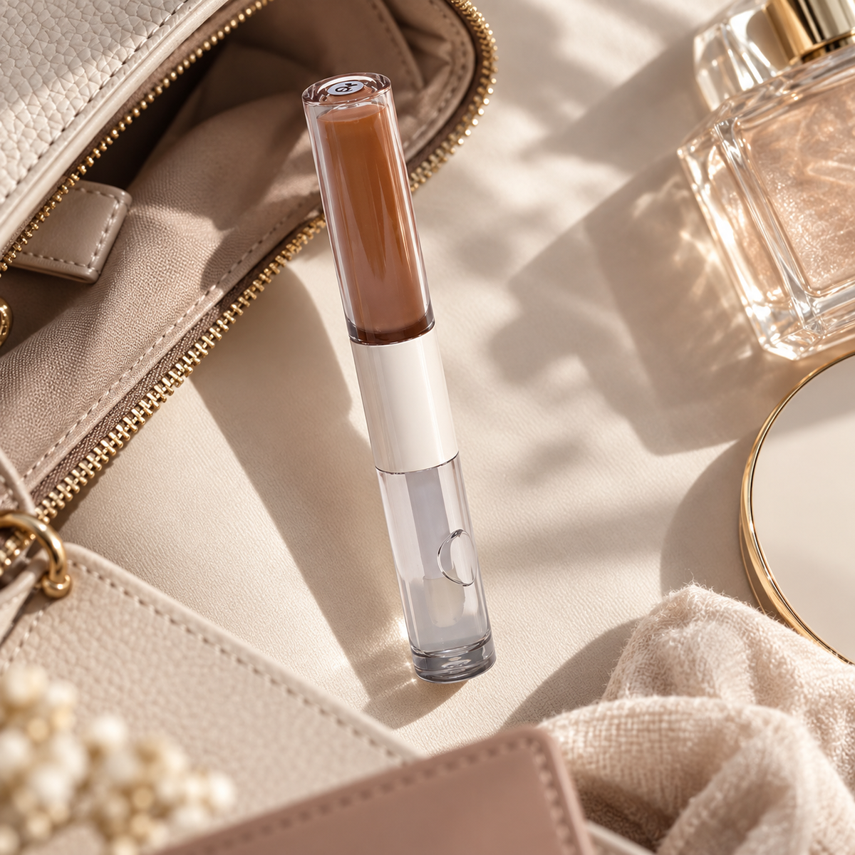 💄 Dual-Ended Lip Gloss | Two-in-One Lip Color | Glossy Polished Finish