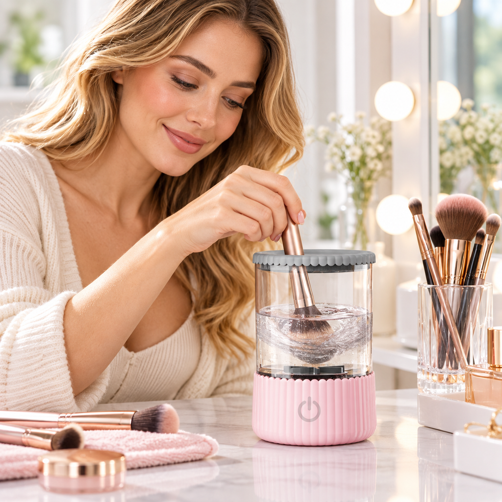Makeup Brush Cleaner | Electric Deep Cleaning | Quick Fresh Brush Care