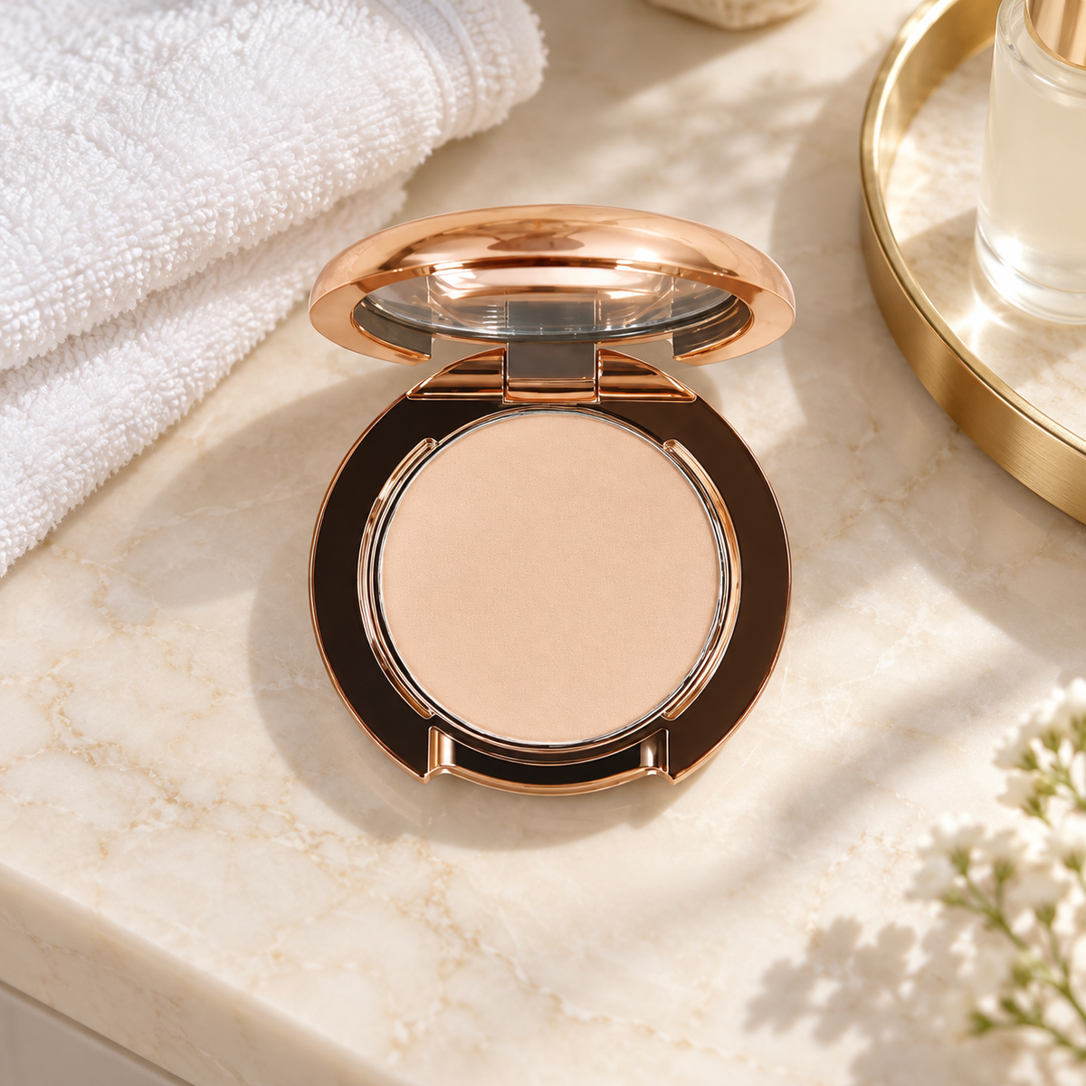 ✨ Setting Powder Compact | Silky Pressed Formula | Smooth Soft-Focus Finish