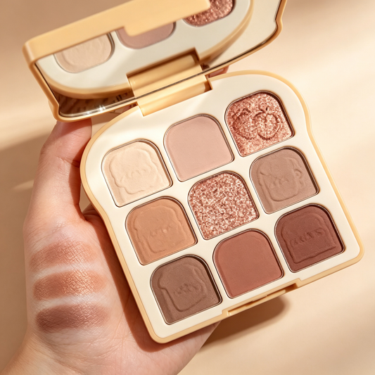 ✨ 9-Shade Eyeshadow Palette | Matte & Shimmer Tones | Soft Glam Looks