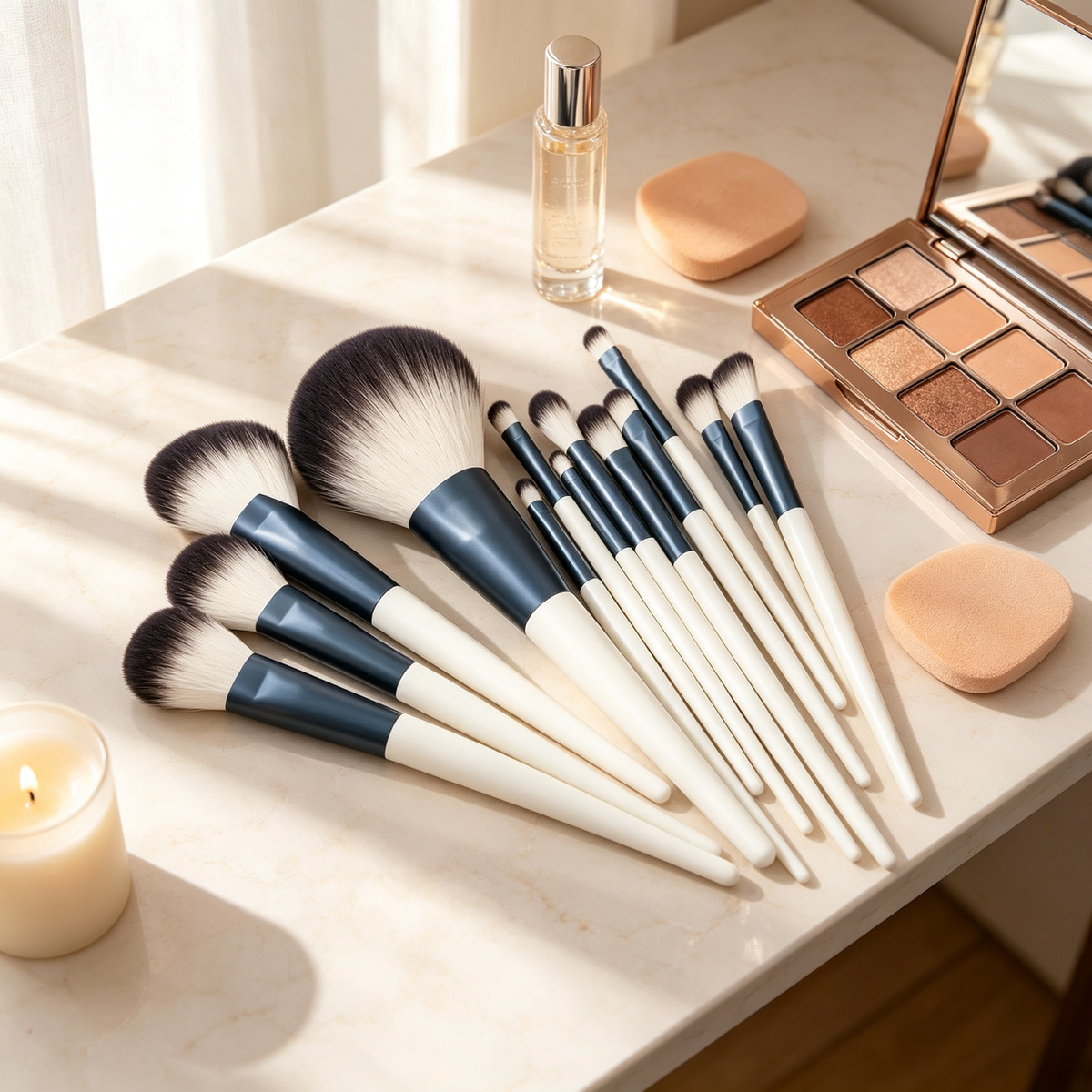 🖌️ Makeup Brush Set | Soft Dense Bristles | Complete Everyday Beauty Kit