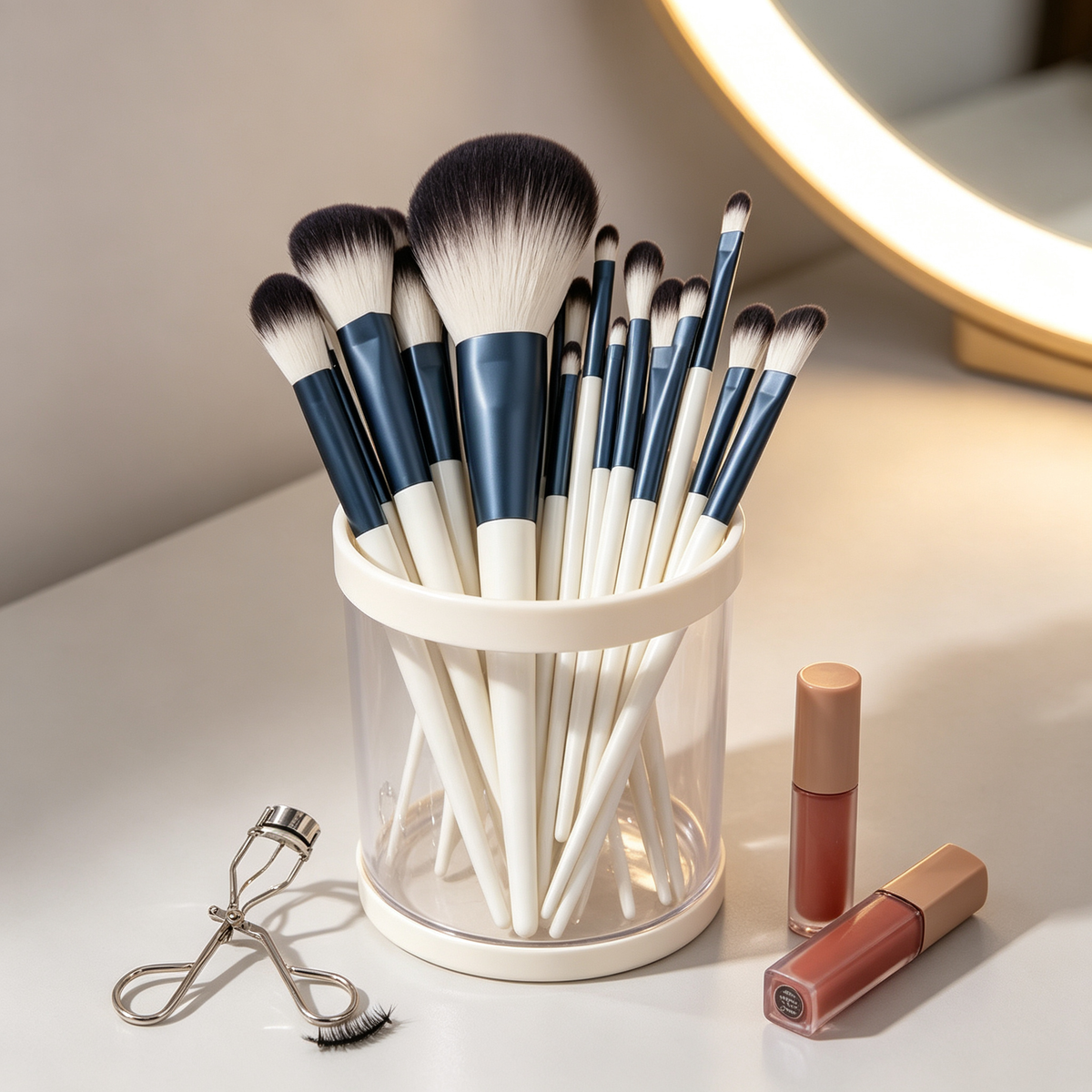 🖌️ Makeup Brush Set | Soft Dense Bristles | Complete Everyday Beauty Kit